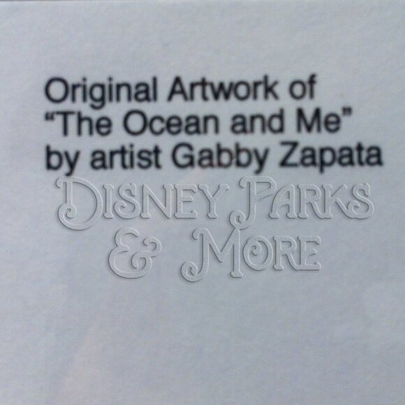 Disney Parks WonderGround Postcard Moana The Ocean and Me 5x7 in Gabby Zapata - Picture 4 of 4